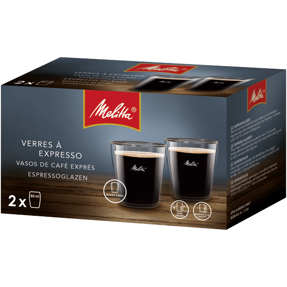 Zubehoer Melitta Espressogl ser doppelwandig 80ml Set 6761116 2