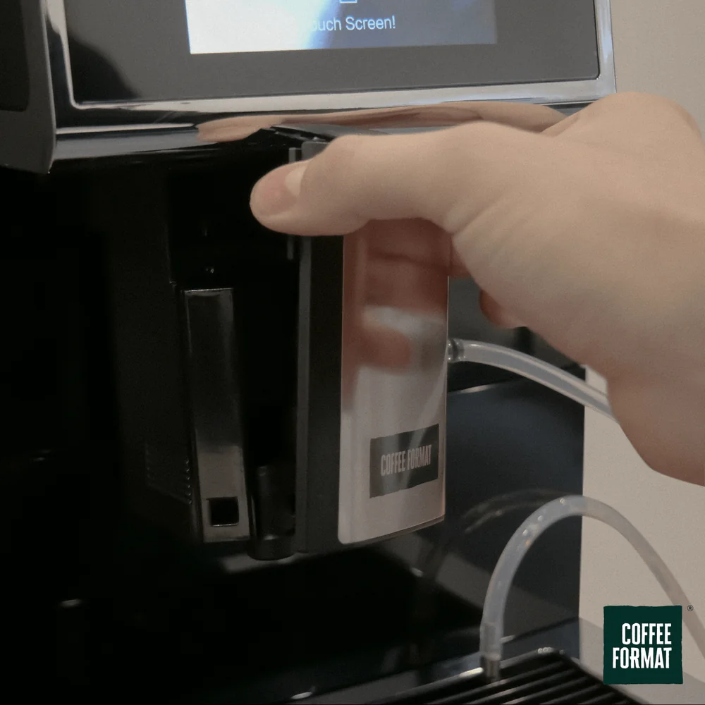 Regulacja wysokości wylewki w ekspresie Coffee Format ATLAS