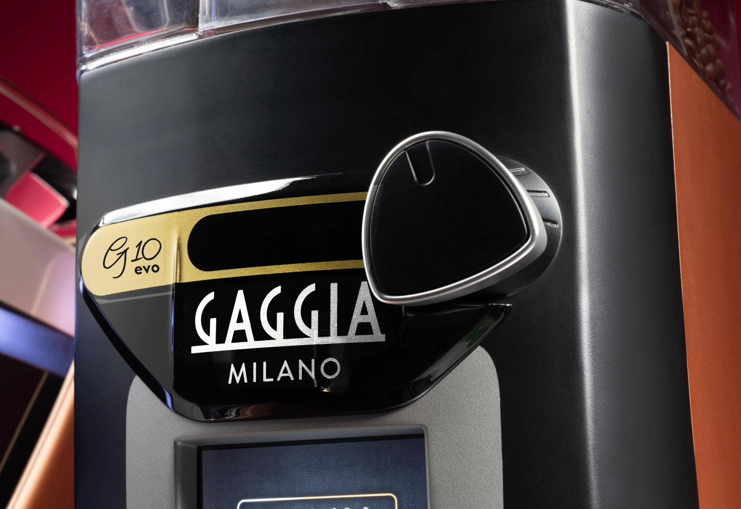 Gaggia G10EVO — detal wylotu kawy